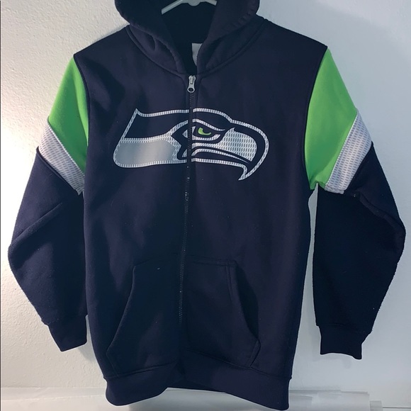Used condition Team Apparel Seahawks zip up hoodie - Picture 1 of 3